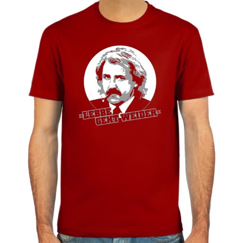 T-Shirt Dragoslav “Stepi” Stepanovic ::: Farbauswahl: deepred, schwarz, oliv oder navy ::: Größen: S-XXL ::: Fußball-Kult