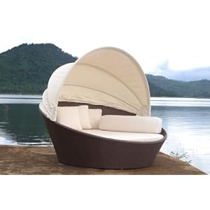 Alfresco Round Chaise Lounge by