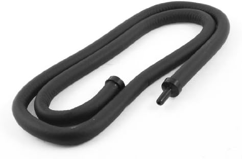Aquarium Flexible Rubber Air Curtain Bubble Diffuser Tubing 29.5" Black