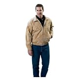 Stone Suede Leather Jacket-3X