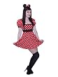 Minnie Mouse Style Fancy Dress with Headband XL Size UK 12-14