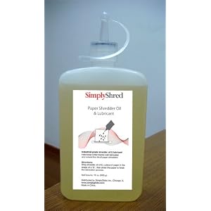 SimplyShred Paper Shredder Oil and Lubricant (12 OZ) by 