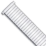 Men's Expansion Stretch Watch Band - Silver (fits 16mm to 21mm)