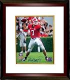 Matthew Stafford signed Georgia Bulldogs 8x10 Photo Custom Framed- Stafford Hologram