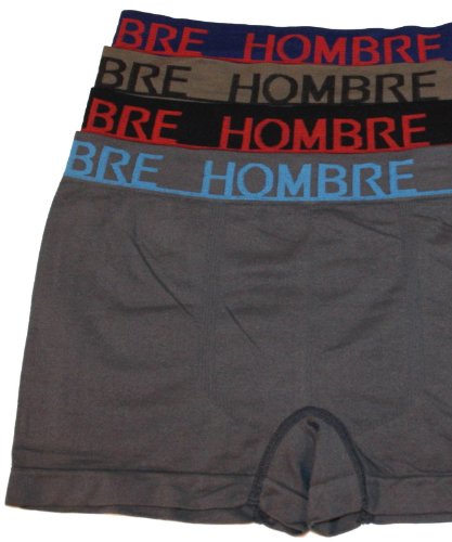 4 er Pack Herrenboxer-Retroshorts von Hombre, Microfaser mit 8% Elasthan, Serie 2