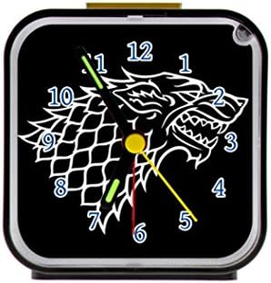 G-Store Game Of Thrones House Stark HBO Alarm Clock as a Nice Gift Black 3.27inch