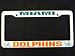Miami Dolphins License Plate Frame