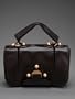 FENDI -Secret Code Dark Brown Handbag shoulderbag satchel - - 8BN199