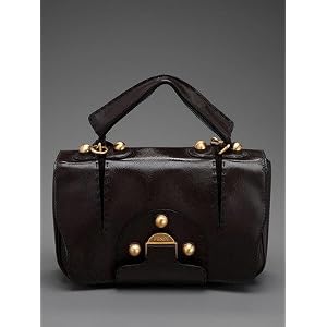 FENDI -Secret Code Dark Brown Handbag shoulderbag satchel - - 8BN199