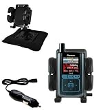 Gomadic for the Pioneer Inno - Pioneer Inno Auto Bean Bag Dash Holder with Car Charger - Uses Gomadic TipExchange