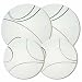 Corelle Coordinates Burner Cover Set of 4, Simple Lines