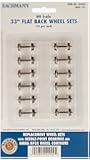 Bachmann Trains 33" Flat Back Wheel Sets (12 per card)