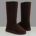 OK30 Women Micro Suede Faux Fur Winter Boots Brown