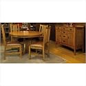 CF Oakton American Craftsman Design Dining Series American Craftsman Design Mission Dining Room Set in Medium Cherry