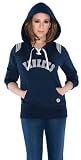 New York Yankees Women's Laced Up Fleece Hooded Sweatshirt - by Alyssa Milano