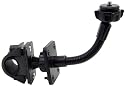 ARKON CMP205 Motorcycle and Bicycle Handle Bar Mount with 5 Inch flexible extension for Cameras with 1/4 20 screw thread