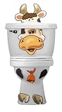Toilet Buddies Toilet Decoration COW