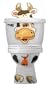 Toilet Buddies Toilet Decoration COW