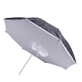 BestDealUSA Black 36'' Umbrella Softbox Soft Brolly Box Flash Silver Reflector Studio