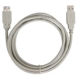Eforcity Gray 6 foot Type A to Type A USB Extension Cable for iPod Shuffle, Flash Drives, Digital Cameras, PDAs