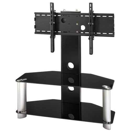Hama LCD-/Plasma-TV-Stand 900 mm, zwei Ablagen, Schwarz/Schwarzglas Preisvergleich