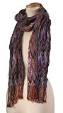 Fennco Colorful Waves Viscose Scarf - 2 Colors