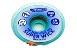 41U4u5Tsx5L. SL160  Fine Braid Super Wick #4 Blue No Clean   5ft Reviews