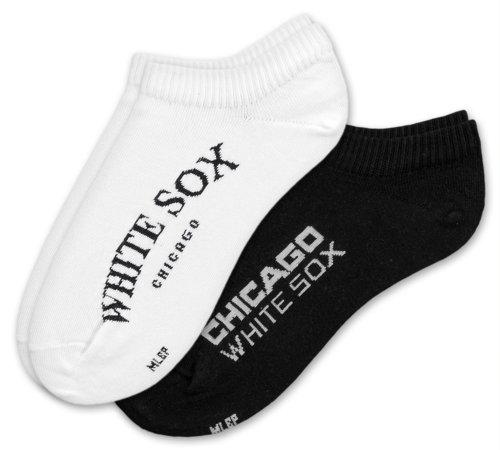 MLB Chicago Whitesox Women's No-Show Socks (2 Pack)