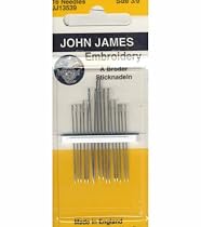Crwl/Embr Hand Needles-Size 3/9 16/Pkg