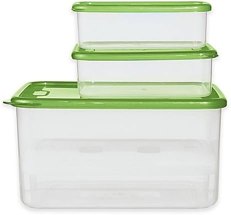 Oggi Chill-to-Go 7-Piece Food Container Set in Green
