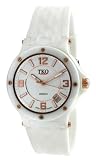 TKO ORLOGI Women's TK578-WT Genuine Ceramic White Rubber Strap Watch