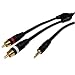 Cables Unlimited AUD-1205-06 6-Feet Pro A/V Series 6-Feet 3.5mm to RCA Stereo Audio Cable