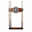 NHL New York Islanders 2 piece Wood and Mirror Wall Cue Rack