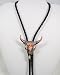 Skull Tricolor Pewter Bolo Tie