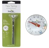Teas Etc Tea Temp Instant Read Tea Thermometer with Color Coded Dial