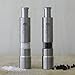 Thumbmill Stainless Steel Pump & Grind Salt & Pepper Mill - Set of 2
