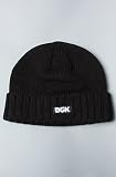 DGK The Frisco Foldover Beanie in Black,Hats for Men