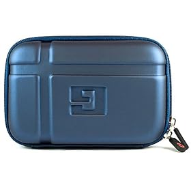 Etui housse de transport pour GPS de 5 - 5,2 pouces (127 - 132 mm) pour Garmin TomTom (Bleu)
