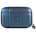 Navy Blue EVA SumacLife Brand GPS Portable Carrying Case with Removable Carbineer for Garmin n�vi 3590LMT 5-Inch Portable GPS Navigator + SumacLife Wisdom Courage Wristband