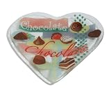 Peggy Karr 10-Inch Glass Bon Bon Heart Dish