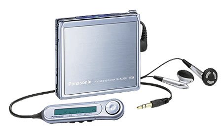 Panasonic SJ-MJ50ポータブルMDプレイヤー