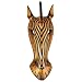 African Zebra Jungle Mask Africa Decor Wall Hanging