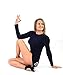 DYAM fit Yoga Socks - Non Slip, Non Skid, Slip Resistant Toeless Grip Sock for Women & Men Doing Yoga and Pilates - Black Medium