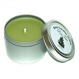 Scented Tin Candle - Pine Tree - Candle In a Tin - 20 Hour Burn - Scented Candle Tin