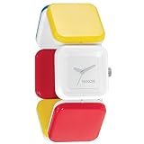 Nixon Misty Watch - Women's White / Red / Yellow / Blue, One Size