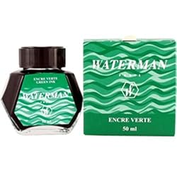 Waterman .80-oz Bottled Ink Green Fountain Pen Ink Refill