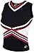 3-Color Kick Cheerleading Uniform Top - Youth Girls Sizes