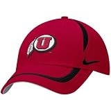 Nike Utah Utes Red Coaches Dri-Fit Adjustable Hat