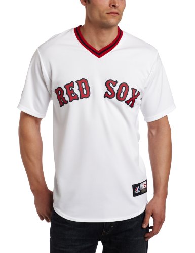 MLB Men's Ted Williams Boston Red Sox Cooperstown RC Synthetic Replica Jersey, White, XL