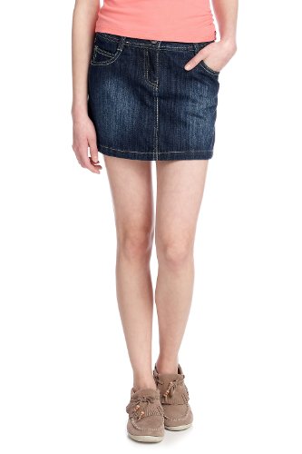 ESPRIT M&auml;dchen Rock (knielang) N02125, Gr. 140, Blau (905 SUPER DARK DENIM ) Preisvergleich